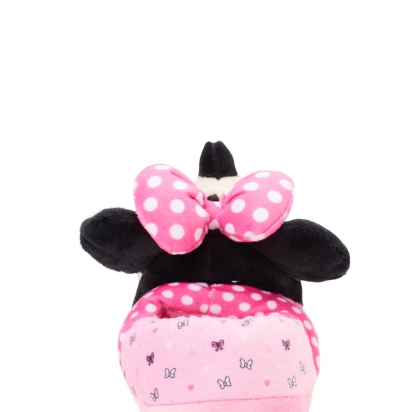 Disney Minnie Mouse pink slippers toddler size 9/10 - Picture 4 of 5